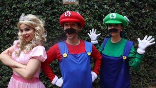 Mario Bross , Luigi  , Princesa Peach @memoapont  / Gaby y Gilda