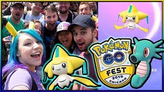 CATCHING JIRACHI & NEW SHINIES AT POKÉMON GO FEST 2019!