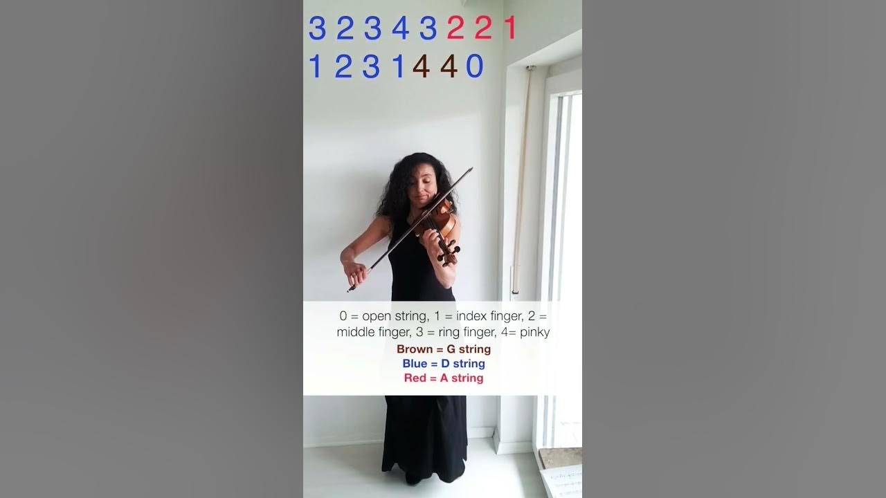 As With Gladness Men Of Old 🎻 Violin & Viola Tutorial With Color Coded