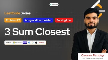 Day 27: Solving LeetCode Coding Problems | 3 Sum Closest Problem Solution | 150 Days Challenge