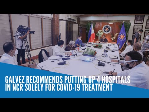 Galvez recommends putting up 4 hospitals in NCR solely for COVID-19 treatment