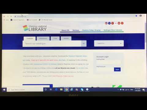 Library Minute #1 : How to reserve an item online