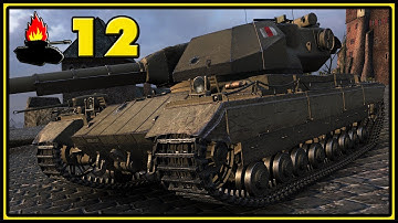Super Conqueror - 12 Kills - 1 vs 5 - World of Tanks Gameplay