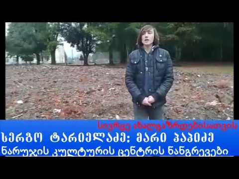 სივრცე ახალგაზრდებისათვის – ნარუჯის კულტურის ცენტრის ნანგრევები