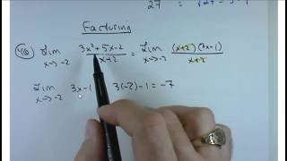 Mat 1730 Section 2.3 Evaluating limits Analytically