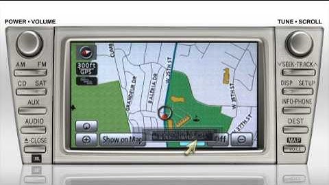 Navigation (input vehicle position as marked point) Camry Toyota of Slidell