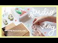 STUDIO VLOG 20 🌻 a calming and therapeutic week (lots of packing!)