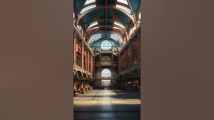 Step 63 into the Future: AI-Designed Industrial Architecture! Industry Palace