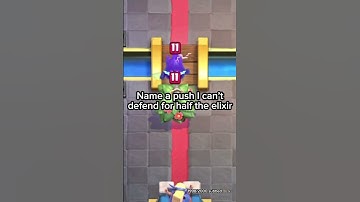 Name a push I can’t defend for half the elixir #clashroyale #tweening