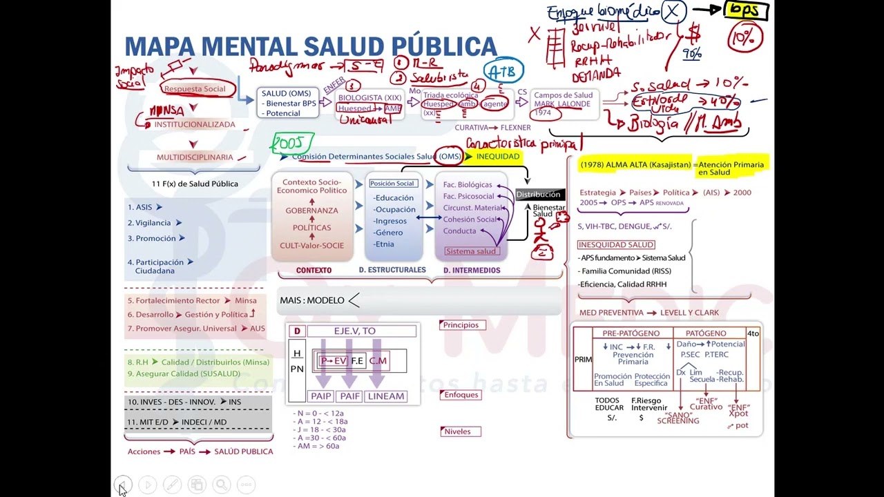 Salud pública - Mapa Mental - YouTube