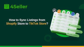 🔆How to Sync Listings from Shopify Store to TikTok Store (2025)