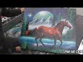 Running Horse SPRAY PAINT ART by Eden スプレーペイントアート　うめちゃん