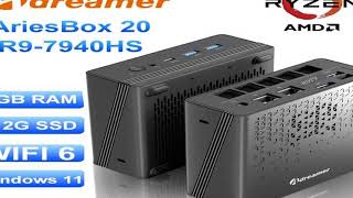 A must-have product! Adreamer Mini PC AriesBox AMD Ryzen R9 7940HS 8GB RAM DDR5 Desktop Computer W