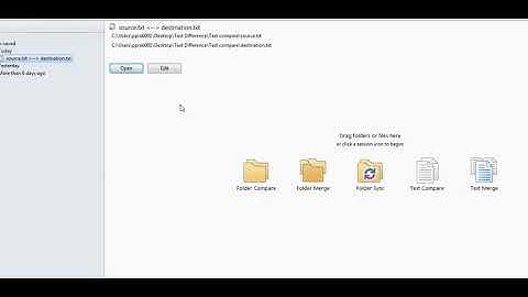 File and Folder compare using Beyond Compare Software