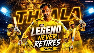 THALA DHONI🐐- IPL KING RETURN  CSK ANTHEM 💛 | Whistle Podu 🔥 Goosebumps Song
