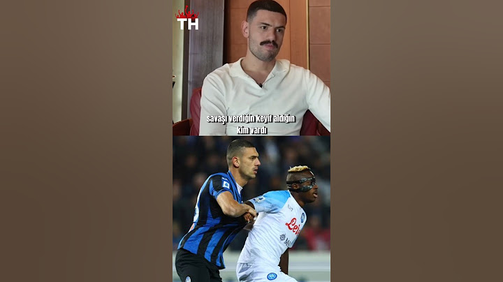 Merih Demiral: Osimhen Ve lukaku Bana Zevk Veriyodu! #osimhen #merihdemiral #futbol #fenerbahçe
