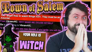 I held the Arsonist hostage in a hilarious Witch game | Town of Salem w/ Friends