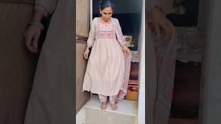 Diwali dress / Ghamu Saran / Cotton kurti set for school girl #shorts #meesho