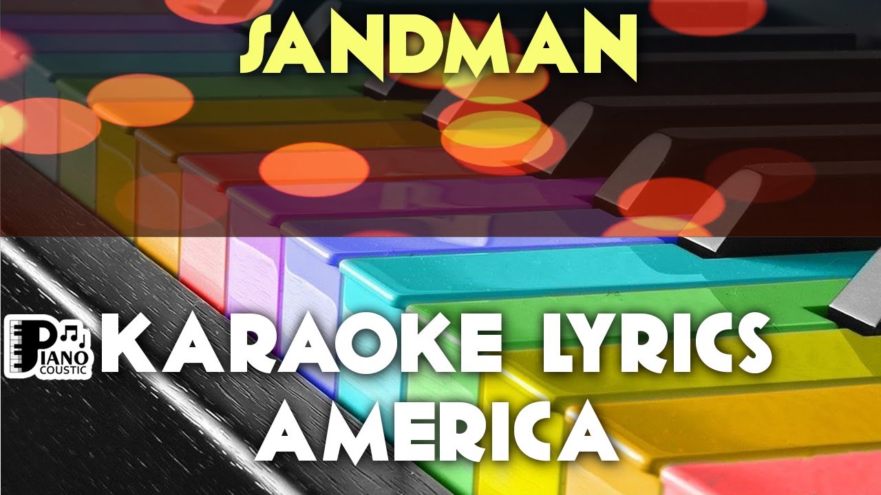 SANDMAN AMERICA KARAOKE LYRICS VERSION PSR S975 YouTube