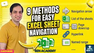 How to Move Between Sheets Easily in Excel | Tips, Shortcuts & Navigation Tricks