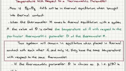 Week 6-2 Temperature With Respect to a Thermometric Parameter