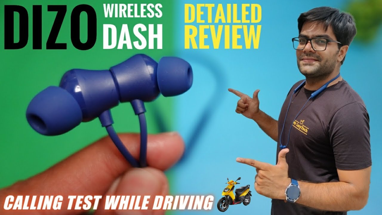 DIZO Wireless Dash Neckband with Blink Fast Charging ⚡⚡ Detailed Review 🧐🧐