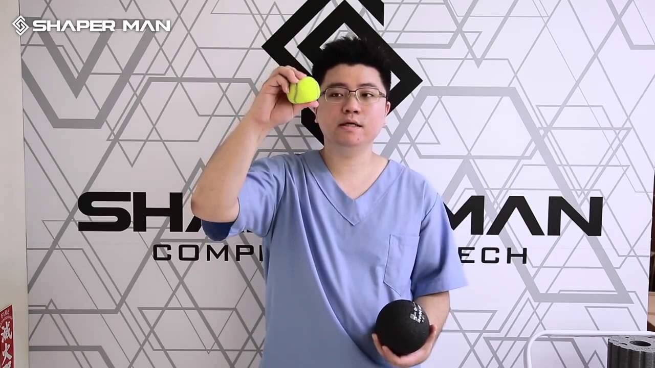 [SHAPER MAN運動小教室] 健康筋膜理論基礎 BLACKROLL 單球篇 - YouTube