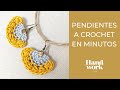 Como tejer pendientes a crochet en minutos Aprende a tejer con gancho paso a paso