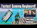 So I Tried The New FASTEST Keyboard In Fortnite... Better Than Apex Pro?