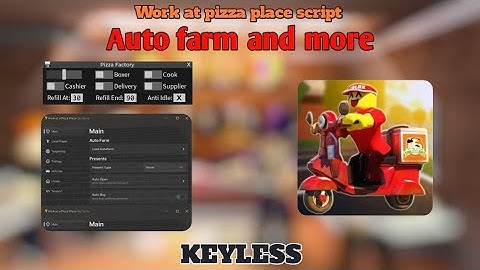 Work at pizza place [Script] | Auto farm and other functions. (Working)