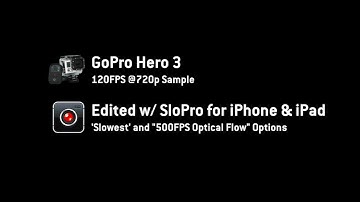 GoPro Hero 3 & SloPro: Sample Footage