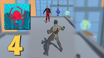 Spider Hero: Super Heroes Rope - Gameplay Walkthrough Android, IOS Part 4