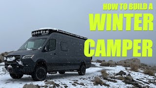 How To Build A WINTER CAPABLE CAMPER❄️ (6 Steps with INNOVATIVE ideas)