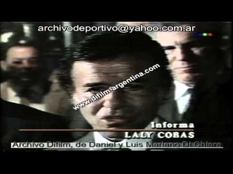 ARCHIVO DIFILM LALY COBAS VS CARLOS MENEM POR AMENAZAS A PERIODISTAS E INCIDENTES EN LA RURAL FELIPE SOLA LUCIANO MIGUENS TELEFE NOTICIAS NOTICIERO AÃO: 1993
