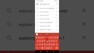 Explore Space with Google sky