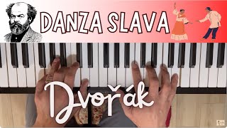 Danza Slava op. 46 n. 8 - Tutorial Pianoforte Facile e Divertente. Spartito #pianotutorial
