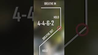 4-4-6-2 breathing technique to relief stress and anxiety #breathingtechnique #anxietyrelief