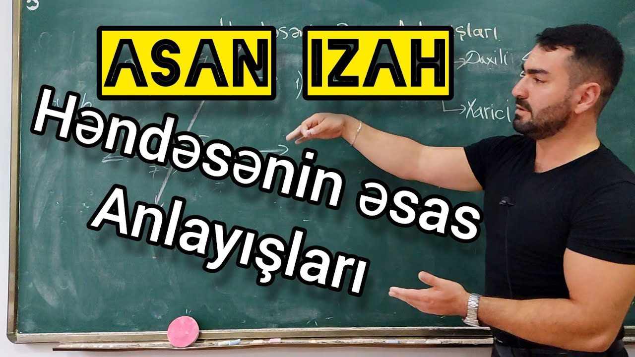 🔥Həndəsənin əsas anlayışları (bütün dərsin sürətli və asan izahı ) #riyaziyyat #abituriyent
