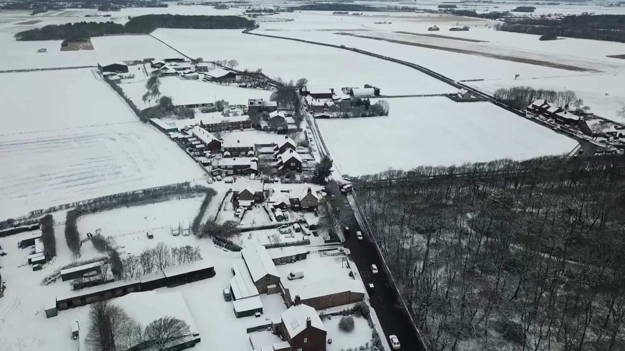 Little Crosby village in the snow YouTube