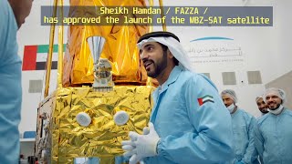 Sheikh Hamdan / فزاع FAZZA / has approved the launch of the MBZ-SAT satellite 🛰