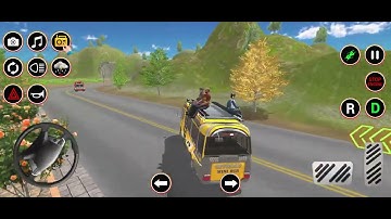 Mini Coach Bus Game Euro Bus Bus Game Simulator Driving Offroad Coach Bus - Android Gameplay
