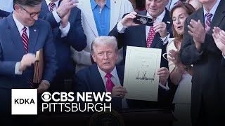 Trump signs "big, beautiful bill" during July Fourth ceremony at White House