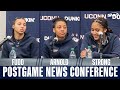 Sarah Strong, KK Arnold, and Azzi Fudd on UConn's 88-43 win over St. John's