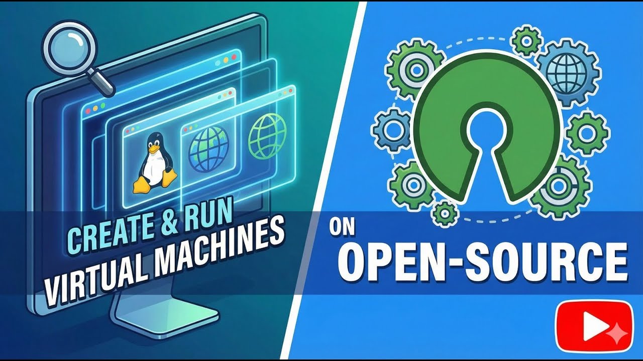 Run Any Virtual Machine how to create and run virtual machines on open-source - YouTube
