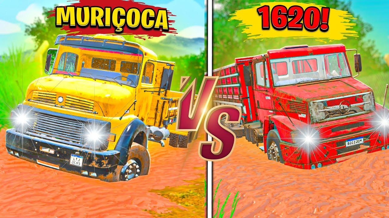 DESAFIO OFFROAD MURIÇOCA 1113 VS 1620 NA LAMA!! NO SIMULADOR BRASILEIRO
