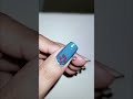 Blue nailpolish nailart at home 🏡 #nailart #nails #shiningnails #naildesign #blue #bluenails #hack