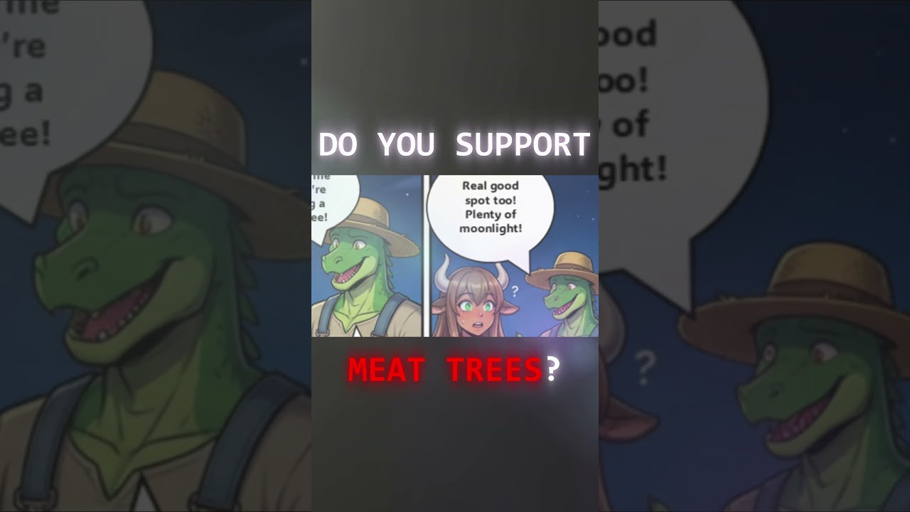 Planting a Meat Tree? 🥩🌳 #yandere #comicdub #f4m