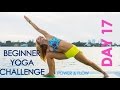 Day 17 Beginner Yoga Challenge - Power and Flow in Parsvakonasana