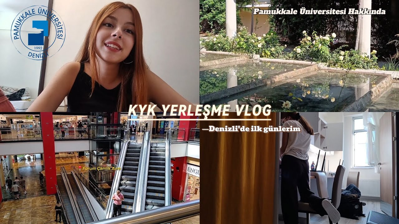 Yurda yerleşiyorum🧸🫂 || Denizli'de okumak/Pamukkale Üniversitesi
