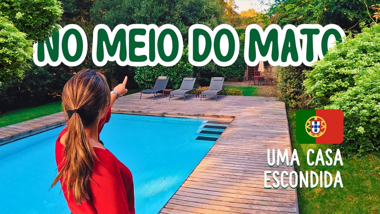 Tour por Casa de Pedra no Interior de Portugal | Piscina, Cachoeira e Natureza 🌿